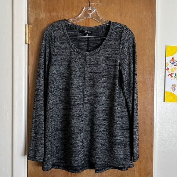 Jones New York L/S Lux Touch Top - Picture 1 of 8